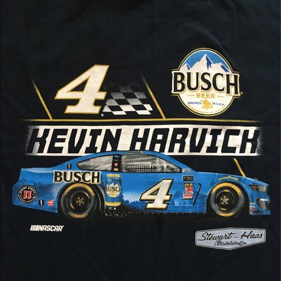 New 🖤💙 Kevin Harvick 4 NASCAR long sleeve t-shirt size L - Picture 8 of 11